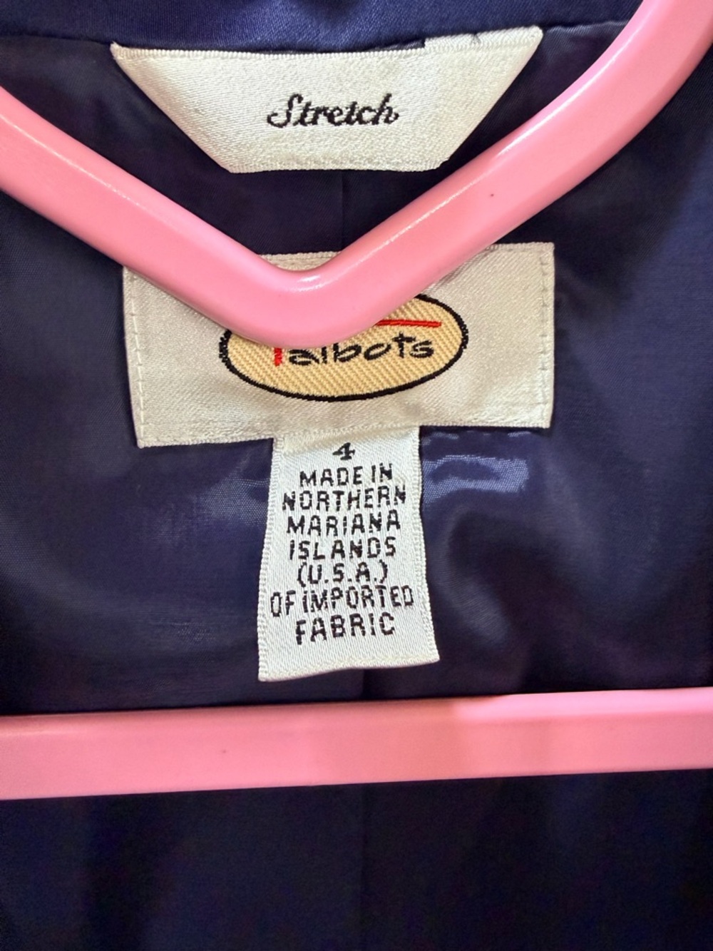 Talbots Business Chic Blue Blazer Size 4 Minimalist Everyday wear - Picture 3 of 6